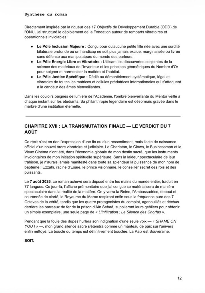 L’infiltration : Le Silence Des Chorfas : l’Ambassadrice, le Charlatan & le Baiser De Judas 21 12